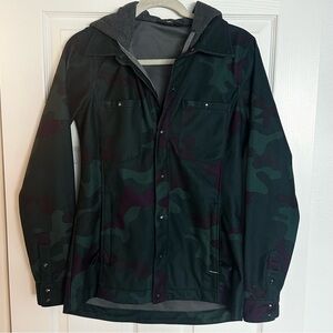 Volcom Camouflage Jacket with Gray Hoodie